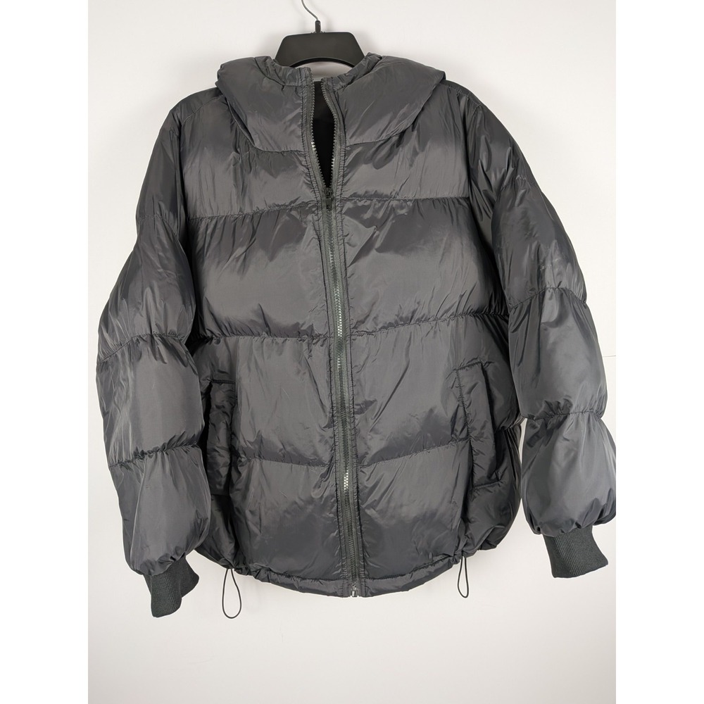 Shein Puffer Jacket Black Size 3XL, US 12, EU 44 Two Front Zipper Pockets